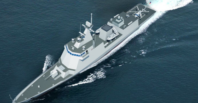 Illustration of the forthcoming Philippine Navy frigate. Photo credit: Hyundai Heavy Industries