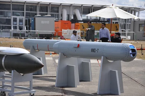 The Chinese WMD-7 targeting pod. It is similar in form and function to the Sniper, and it may be used on the PAF's JF-17s in the near future.