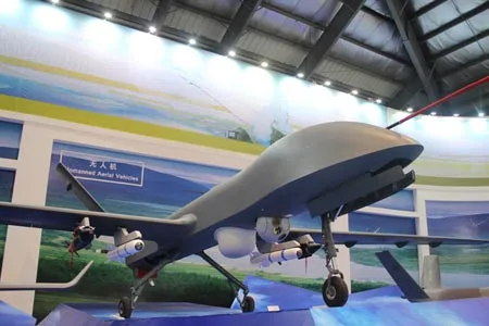 CH-4 - Quwa The larger CH-4 was reportedly offered to Pakistan along with the CH-3. Whereas the CH-3 could carry two AGMs, the CH-4 can carry four.