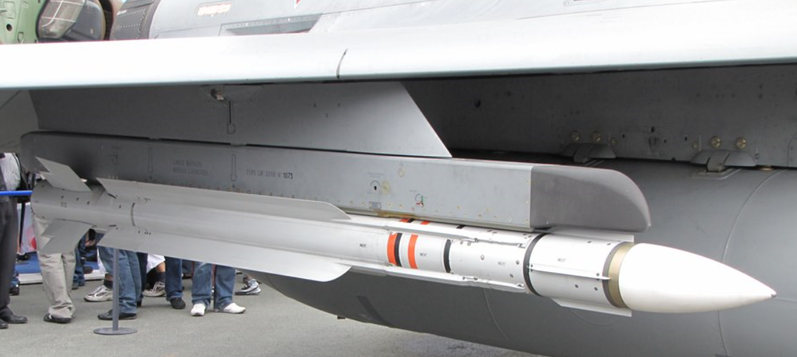 The MICA-RF active radar-guided beyond visual air-to-air missile (BVRAAM)