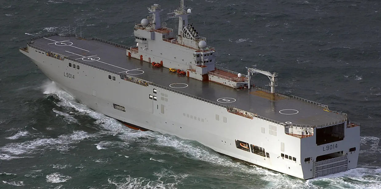 The DCNS Mistral Class Amphibious Assault Ship