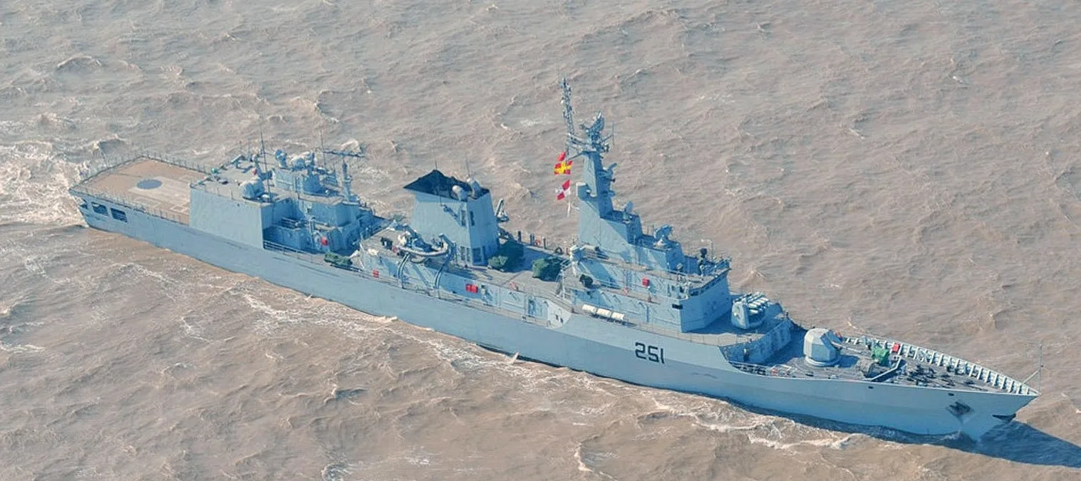 F-22P-01 - Quwa PNS Zulfiqar, one of four F-22P frigates delivered to the Pakistan Navy.