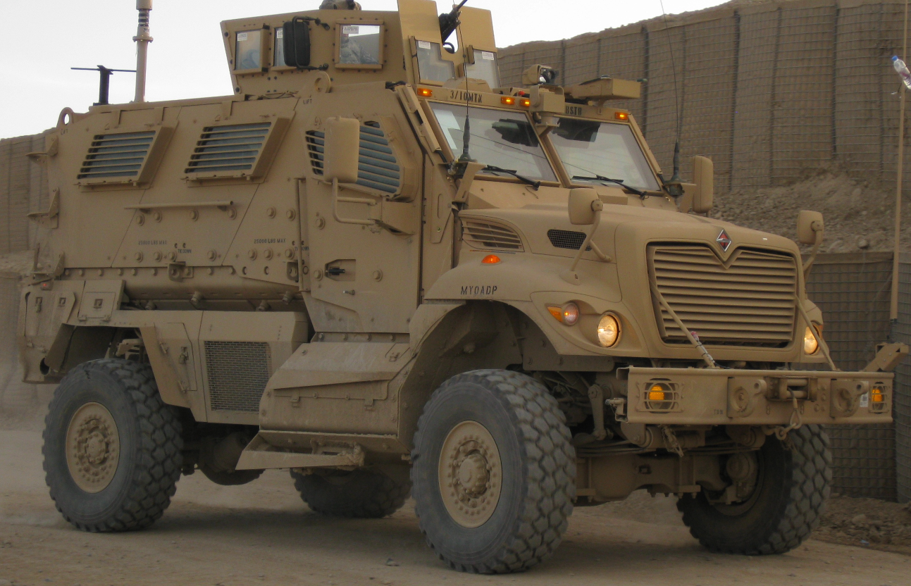 A Navistar International MaxxPro Dash, among the 160 MRAP vehicles ordered by the Pakistan Army in September 2014.