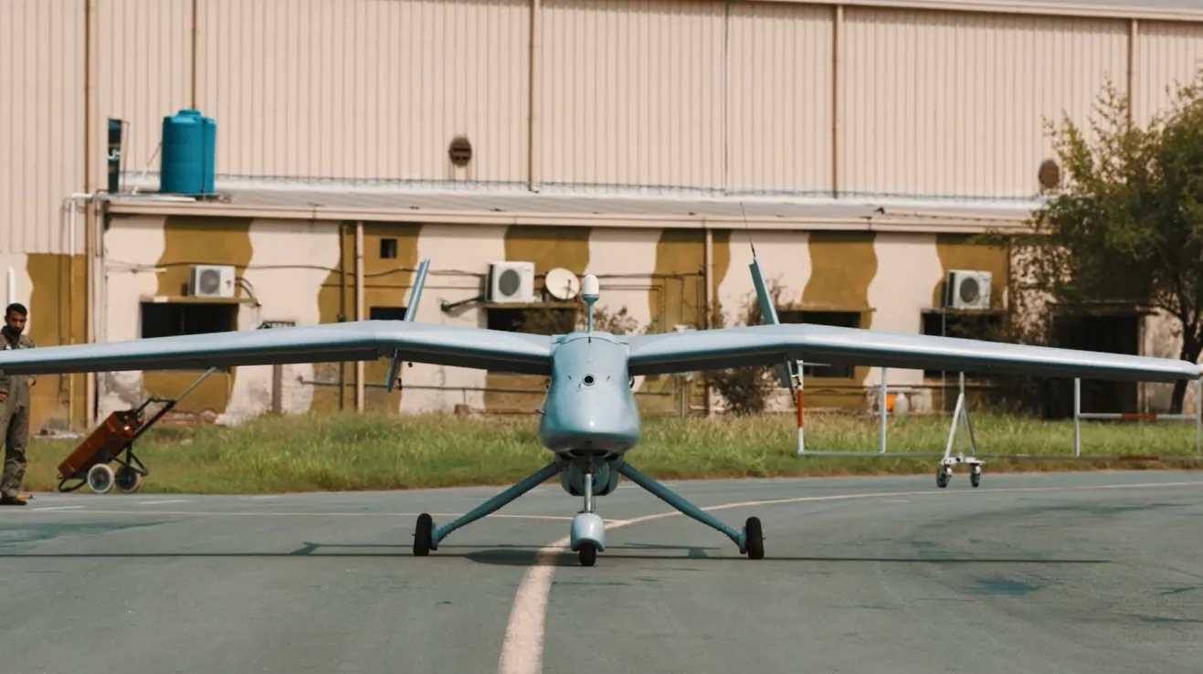 A Selex Galileo Falco surveillance UAV in use by the Pakistan Air Force.