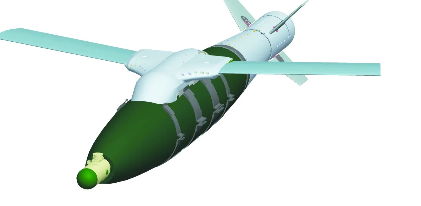 The Rang Extension Kit (REK) for Mk80-series general purpose bombs (GPB). The REK is produced in Pakistan by Global Industrial and Defence Solutions (GIDS).