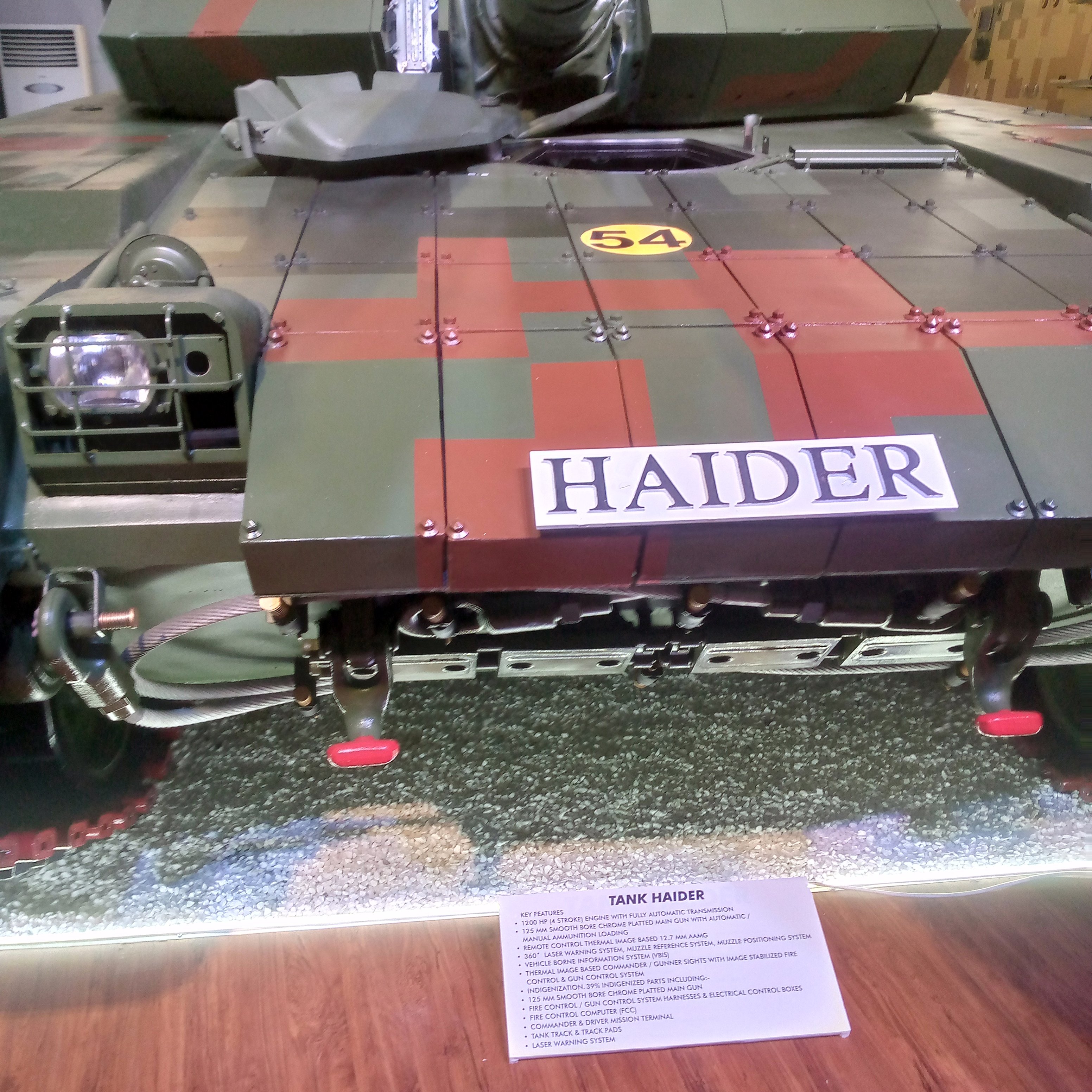 HIT Haider (VT4) Main Battle Tank specifications.