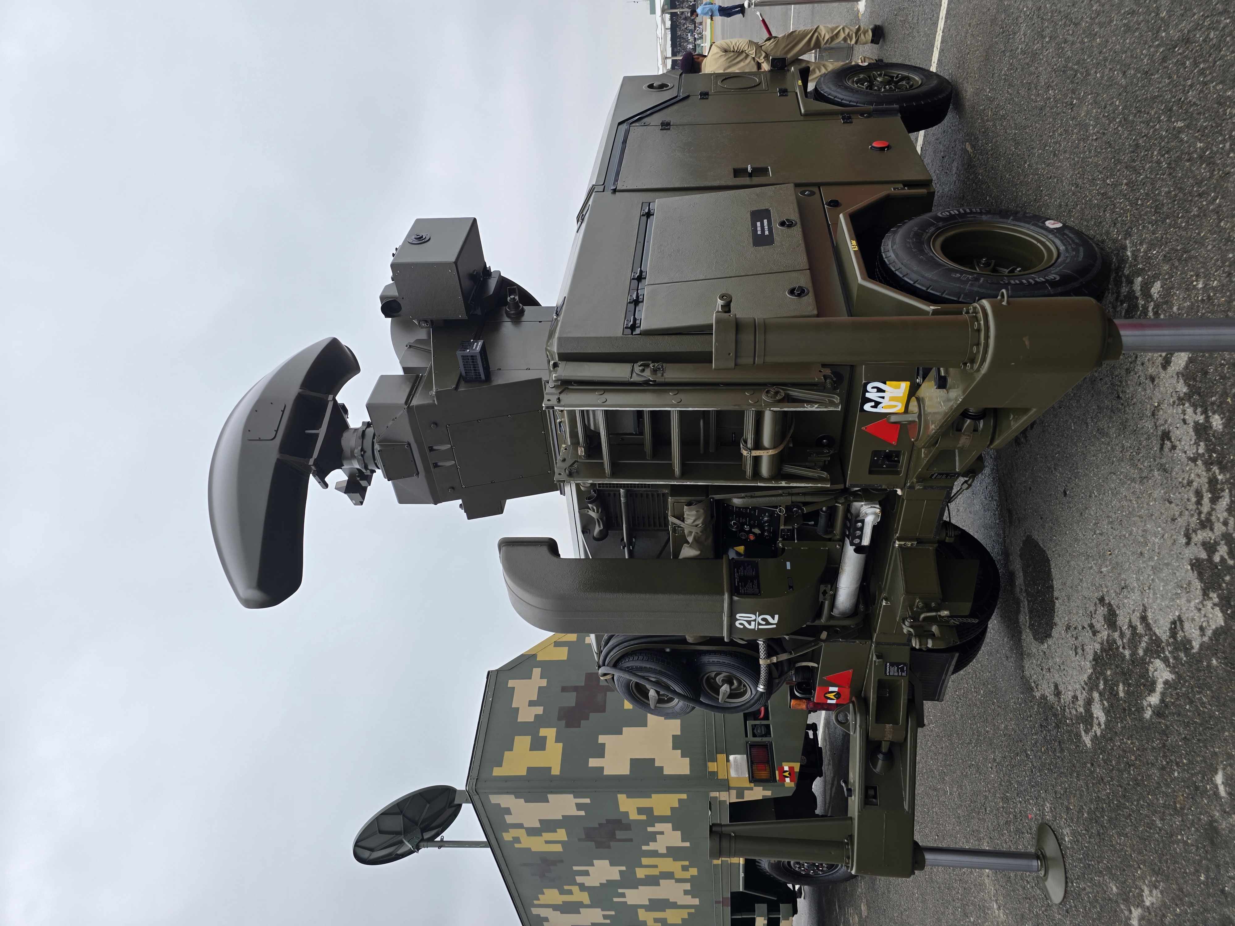 Pakistan Army IBIS-150 surveillance radar system.