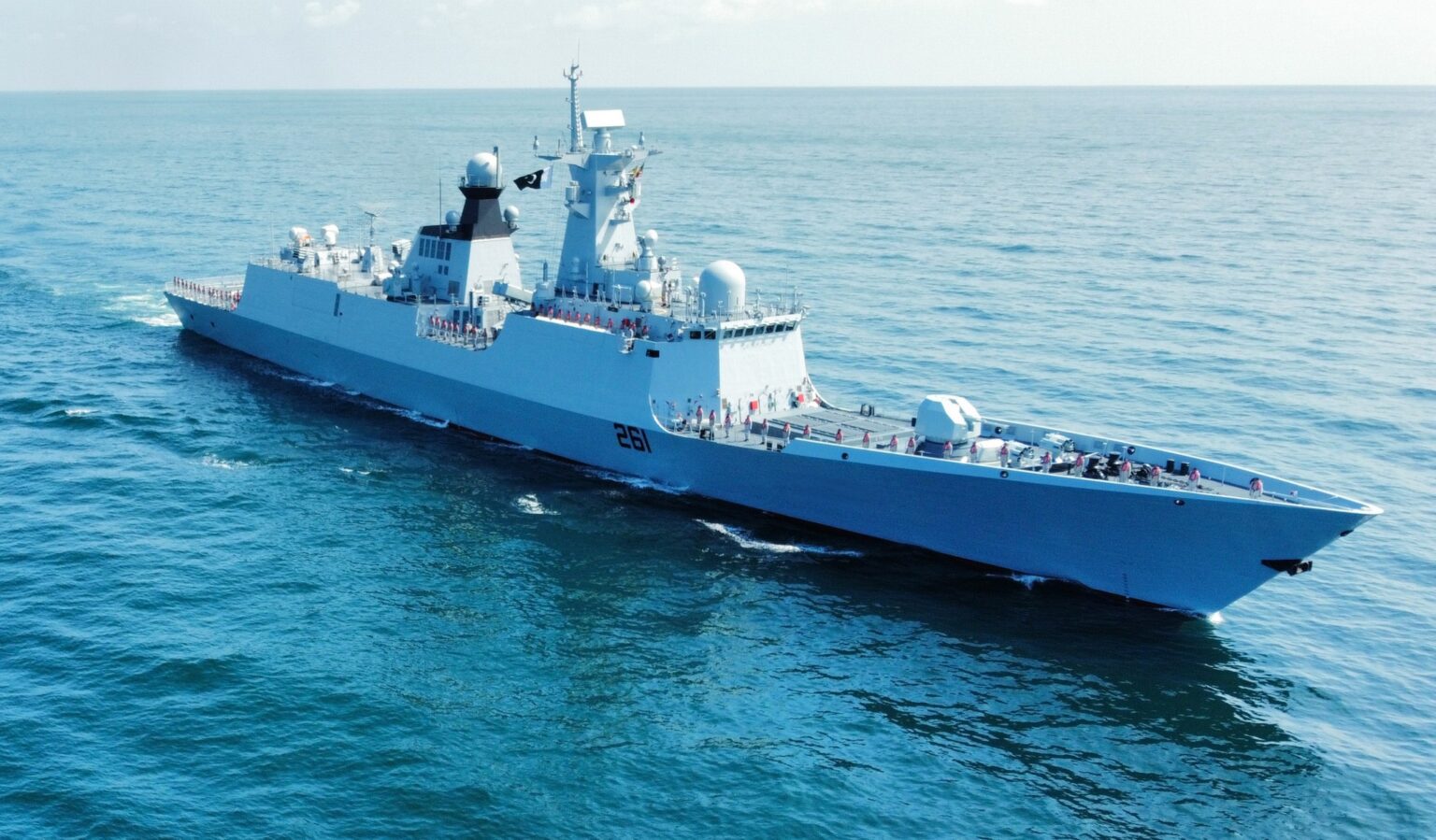 Pakistan Navy Tughril-class (Type 054A/P) frigate.