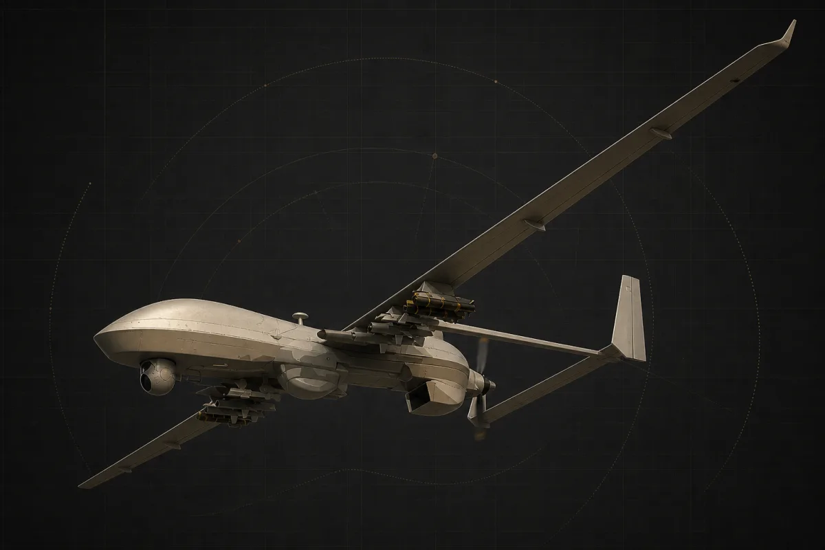 GIDS Shahpar-3 MALE UCAV technical illustration