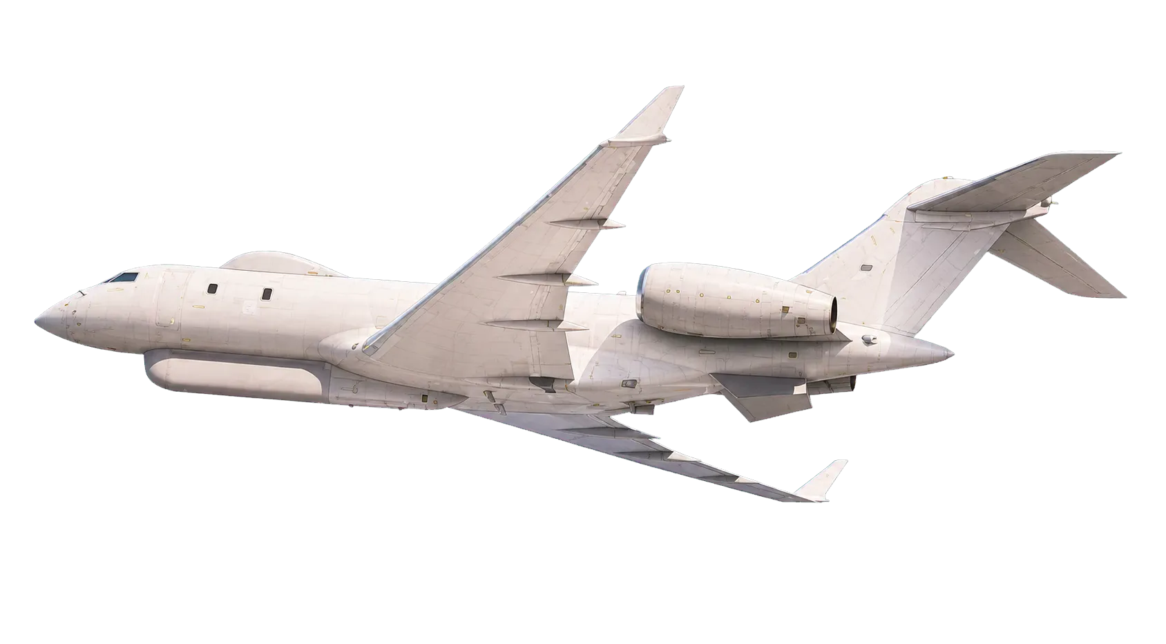 Technical editorial rendering of Global 6000 Stand-Off Jammer