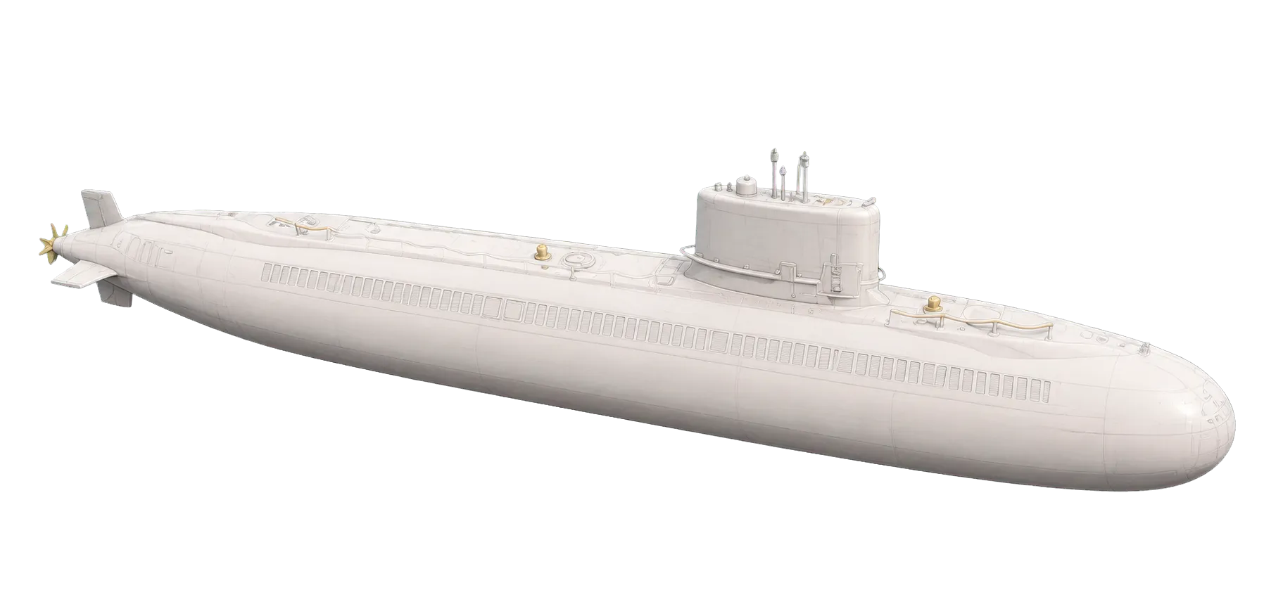 Technical editorial rendering of Hangor-Class Submarine