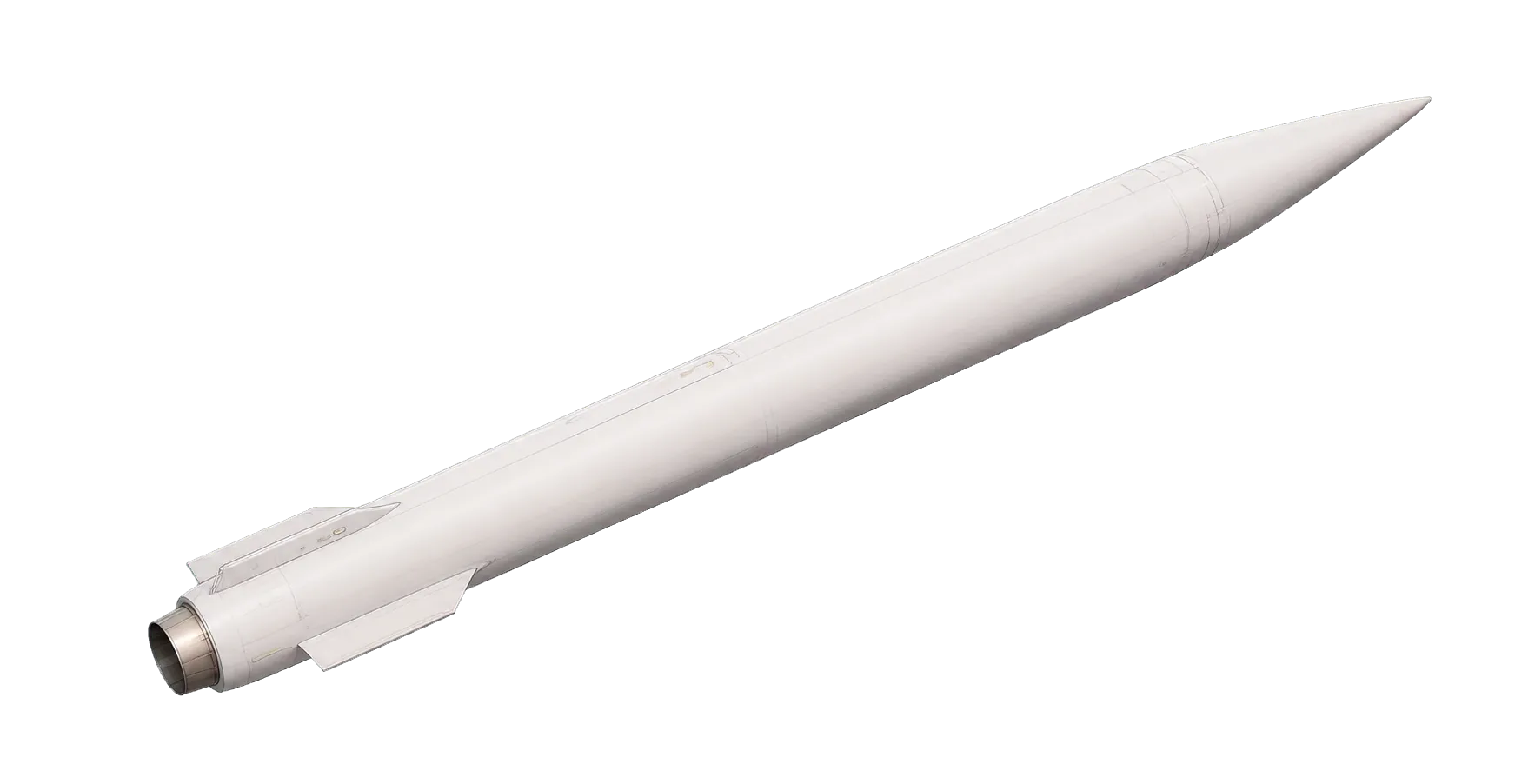 Technical editorial rendering of SMASH / Fatah-2 Conventional Ballistic Missiles