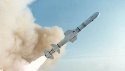 Boeing (formerly McDonnell Douglas) Harpoon anti-ship missile. Photo credit: Naval-Technology.com