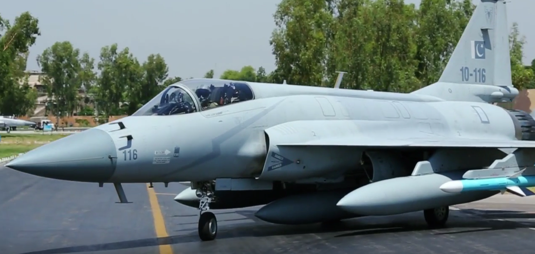 The PAF has three operational JF-17 squadrons, one of them has been assigned to Masroor Air Base in Southern Air Command. The JF-17 can be equipped with the C-802A and CM-400AKG anti-ship missiles.