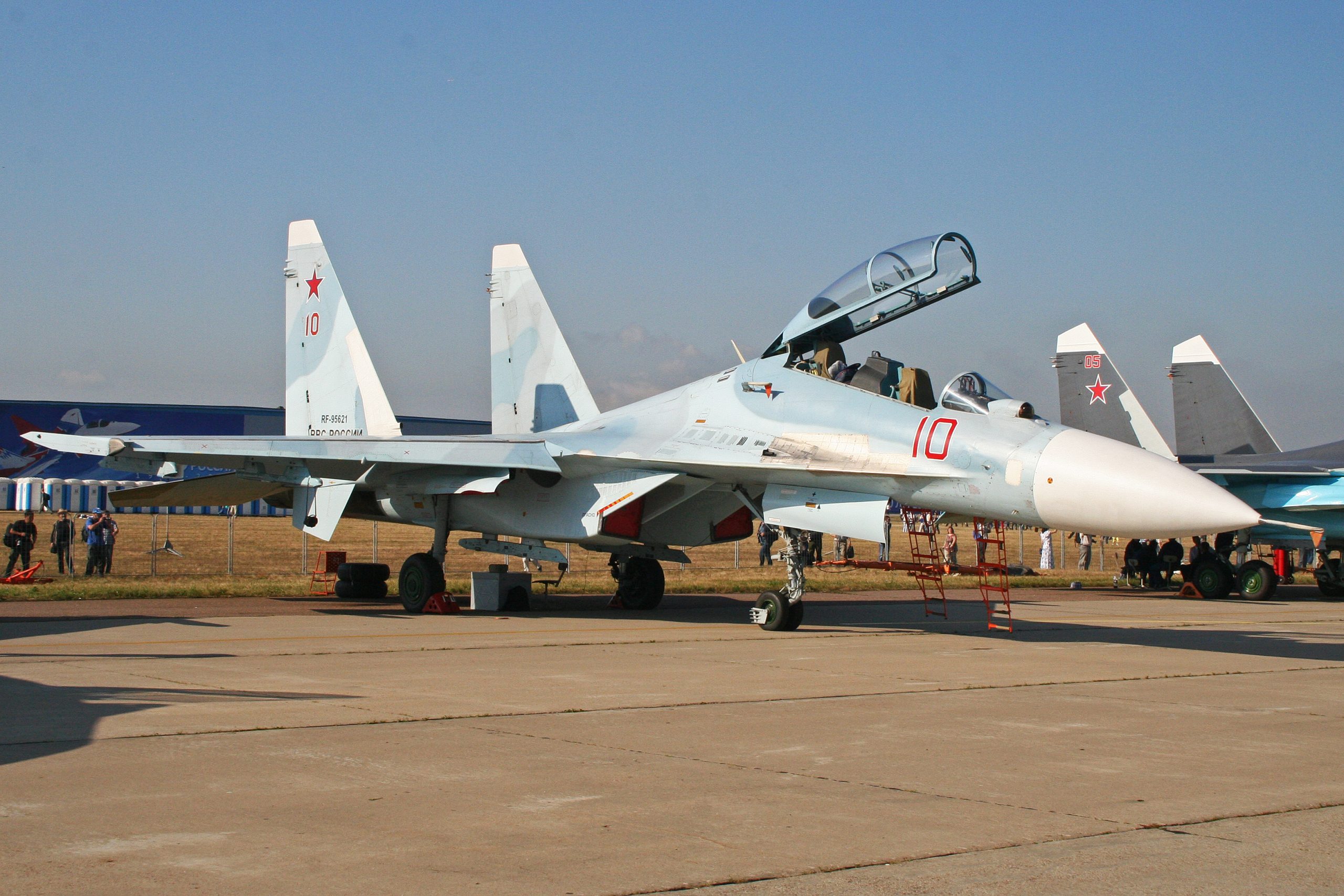 Russian Su-30M. Photo credit: Alan Wilson