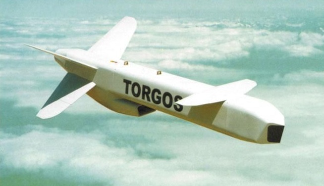 Illustration of the Denel Torgos air-launched cruise missile. 