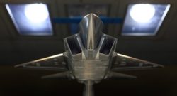 KF-X-fighter-model-going-through-wind-tunnel-testing