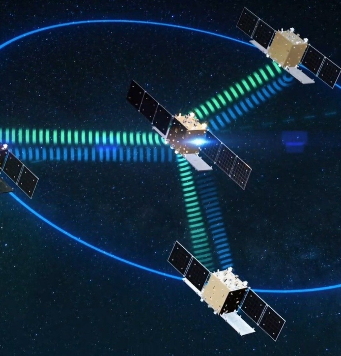 Illustration of the PIESAT Nuwa Constellation, a system similar in concept to the one Pakistan seems to be buying from the Chinese company.