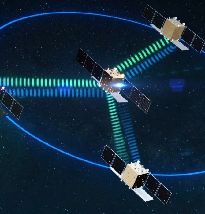 Illustration of the PIESAT Nuwa Constellation, a system similar in concept to the one Pakistan seems to be buying from the Chinese company.