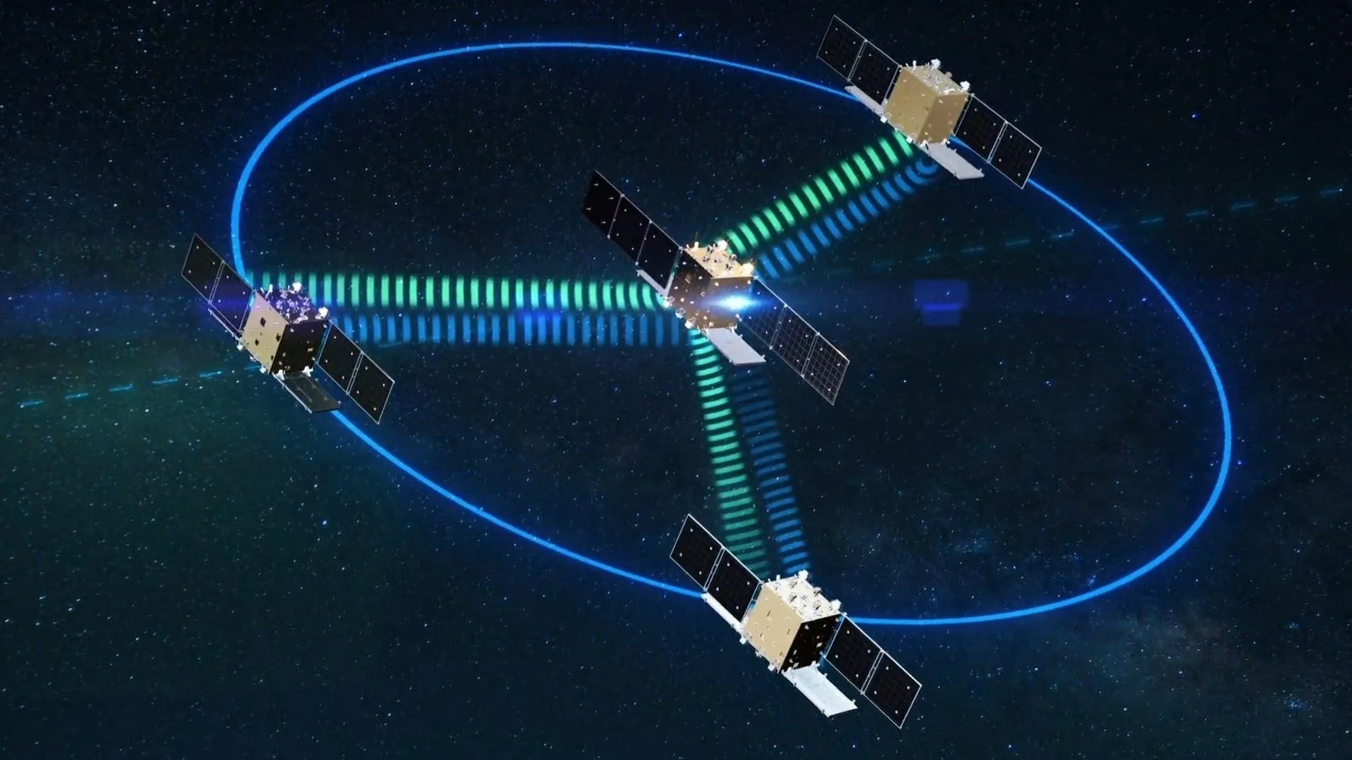 Illustration of the PIESAT Nuwa Constellation, a system similar in concept to the one Pakistan seems to be buying from the Chinese company.