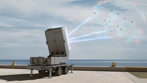 Pakistan HPM - Quwa Illustration showing how a high-powered microwave-based counter-U A S system would work.