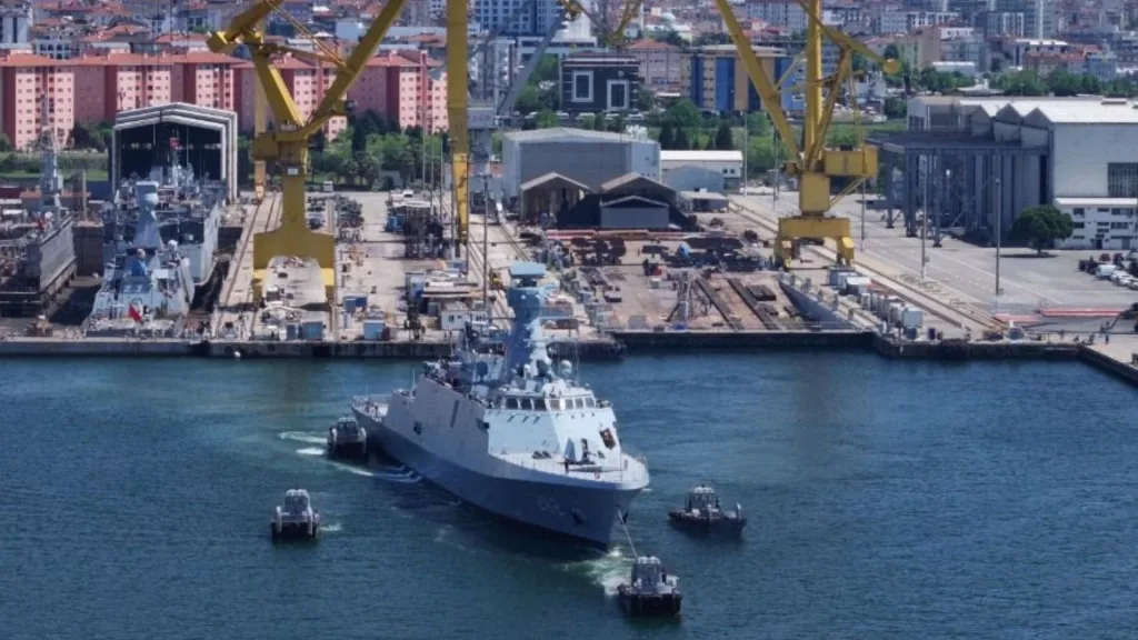 Photo of a Pakistan Navy MILGEM or Babur-class corvette.