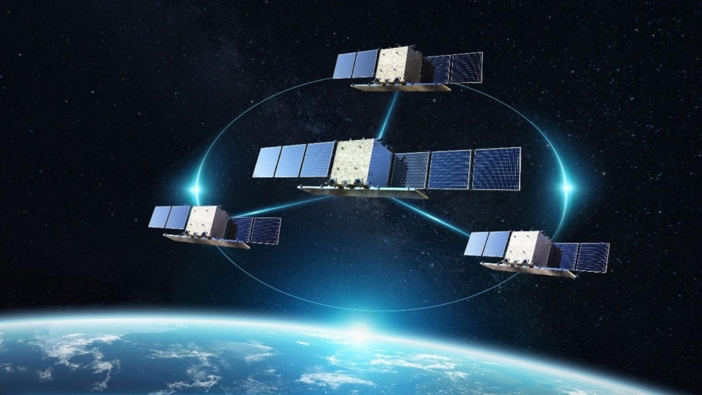 Illustration of the PIESAT constellation satellite.