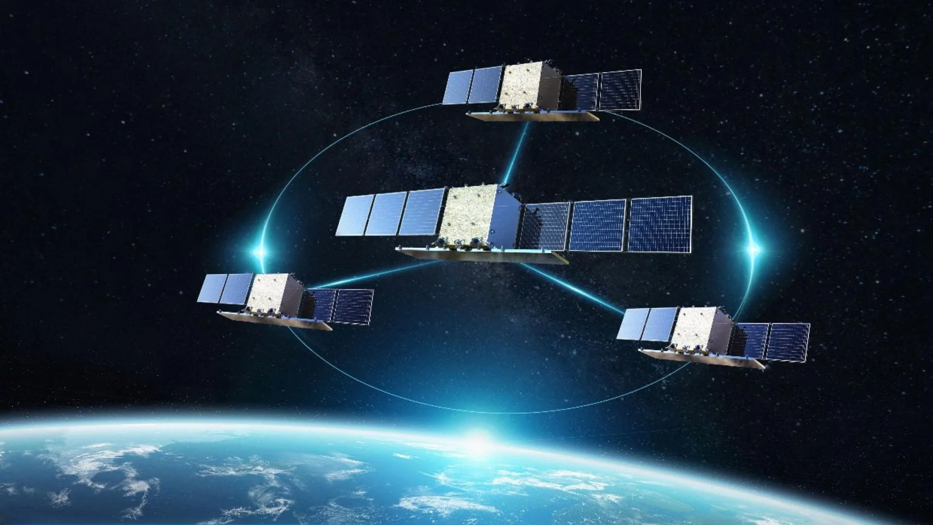Illustration of the PIESAT constellation satellite.