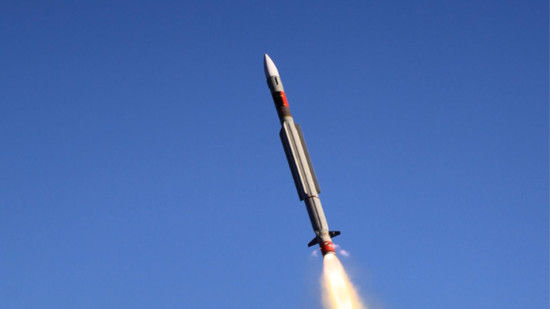 MBDA CAMM-ER - Quwa Photo of a M B D A CAMM E R surface-to-air missile system, shown as a hero image for a report on the future of Pakistan's air defence system posture.