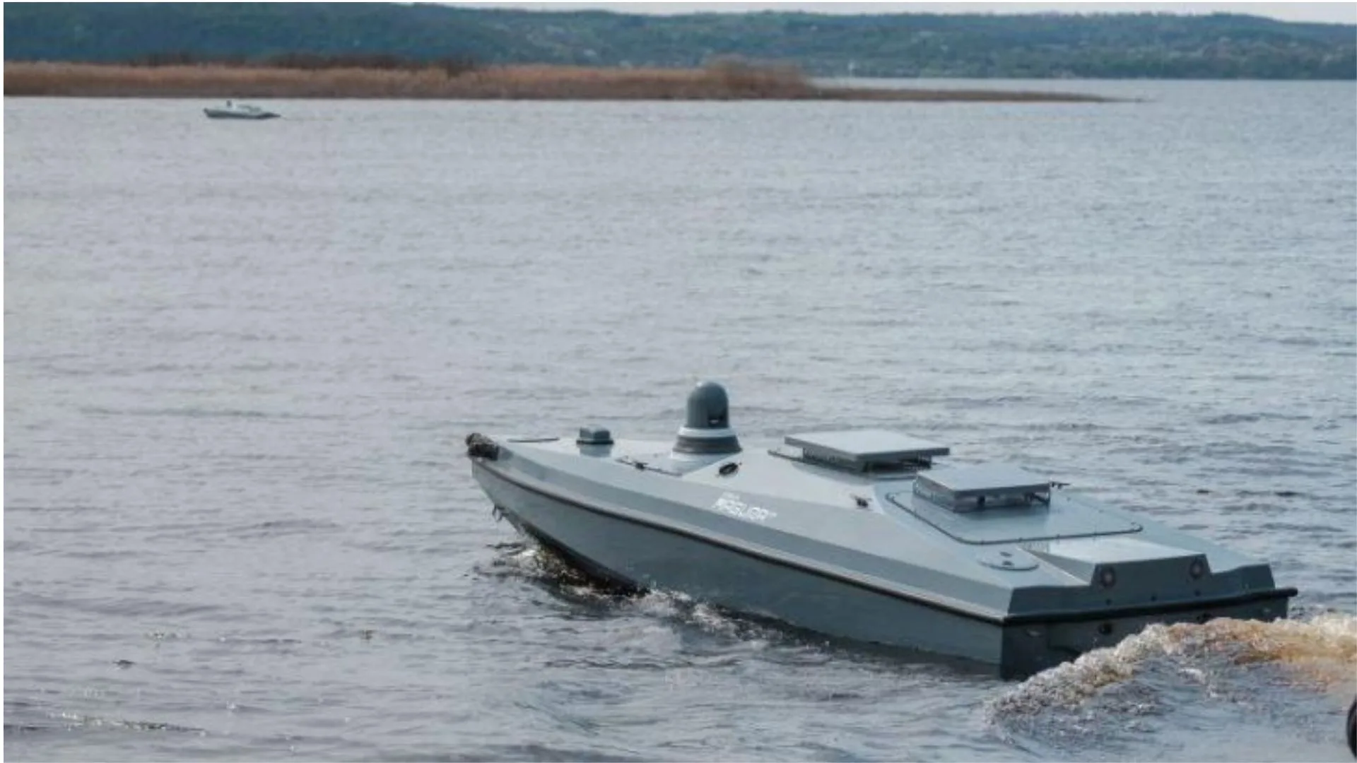 Photo of a Ukrainian Magura V5 unmanned surface vessel or U S V, used as a hero for an article on U S V technology and its applicability to Pakistan.