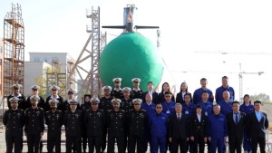 Photo of the Pakistan Navy's fourth Hangor-class submarine, PNS/M Ghazi