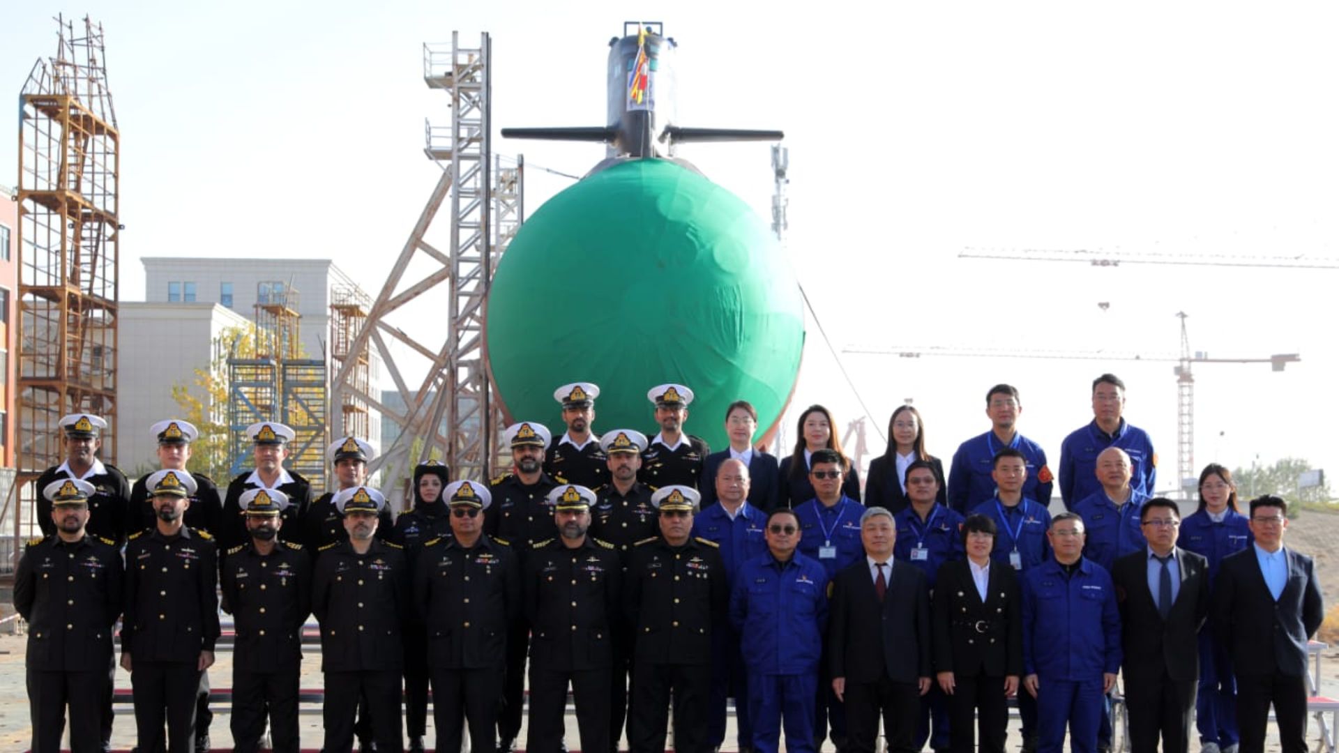 Photo of the Pakistan Navy's fourth Hangor-class submarine, PNS/M Ghazi