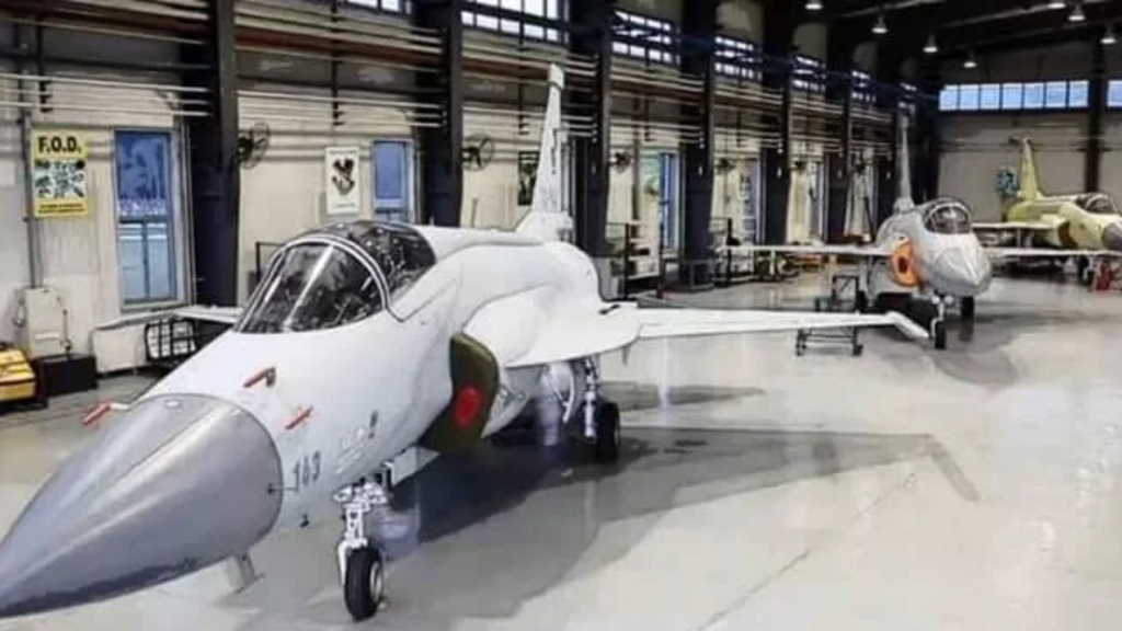 Line up of Pakistani JF-17 fighters. Photo used as a hero image for an article.