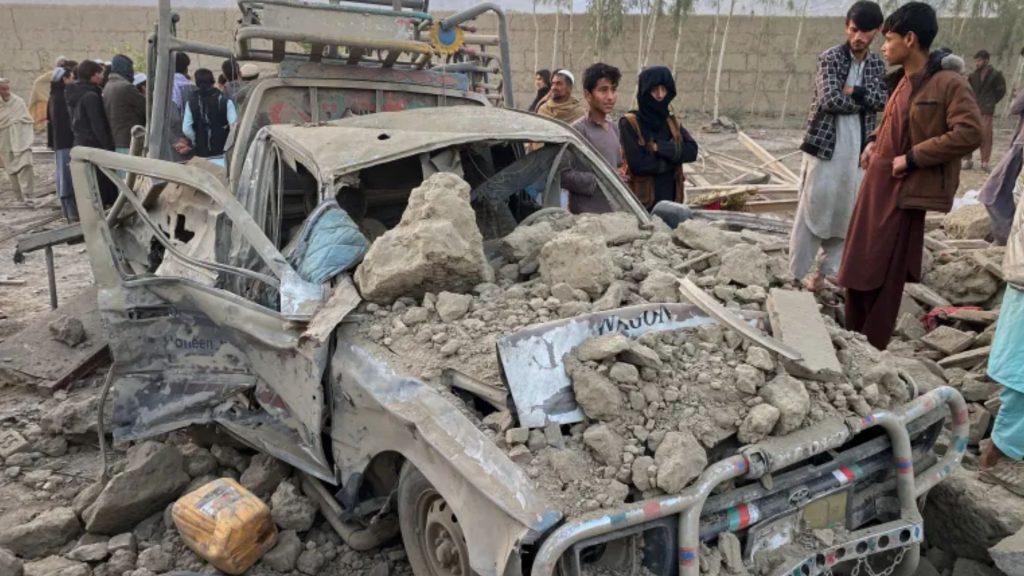 Pakistan Kabul Airstrikes - Quwa Photo showing the aftermath of a Pakistani airstrike on Kabul.