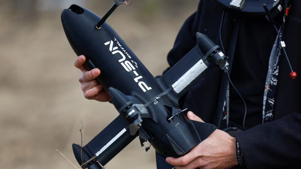 Photo of a Ukrainian drone-interceptor system.