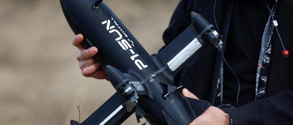 Photo of a Ukrainian drone-interceptor system.