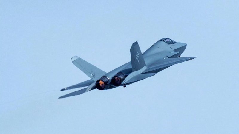 Shenyang J-35 stealth fighter in flight