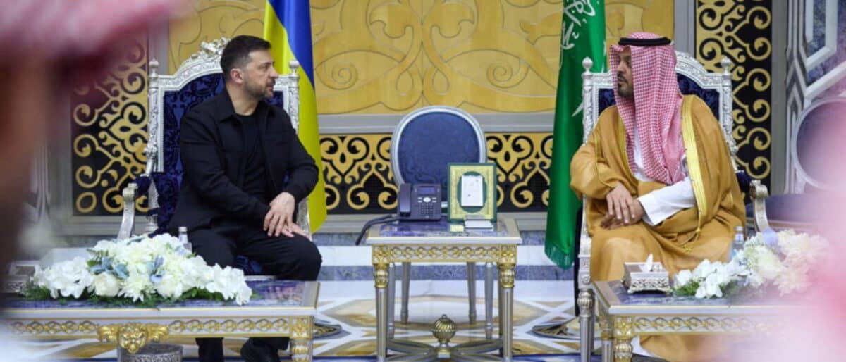 Photo of Ukrainian and Saudi leaders