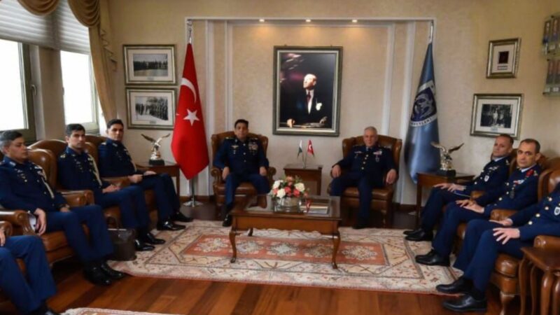 Photo of Pakistan Air Force Chief ACM Zaheer Babar in Turkiye in May 2026