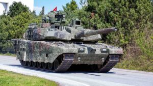 Photo of a Turkish Altay main battle tank.