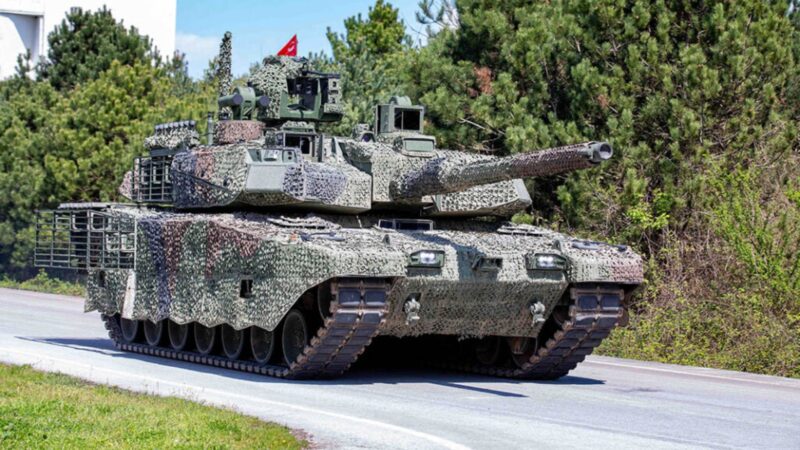 Photo of a Turkish Altay main battle tank.
