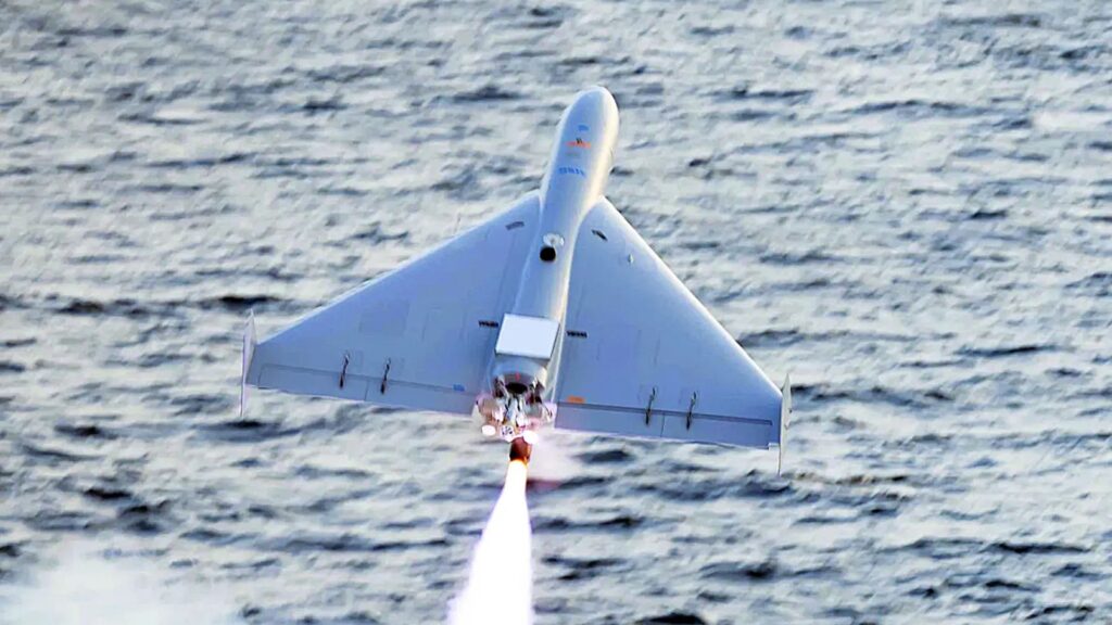 Photo of a LUCAS One-Way Attack Drone
