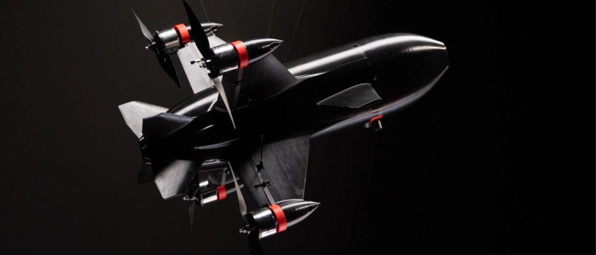 Photo of a Ukrainian interceptor drone.