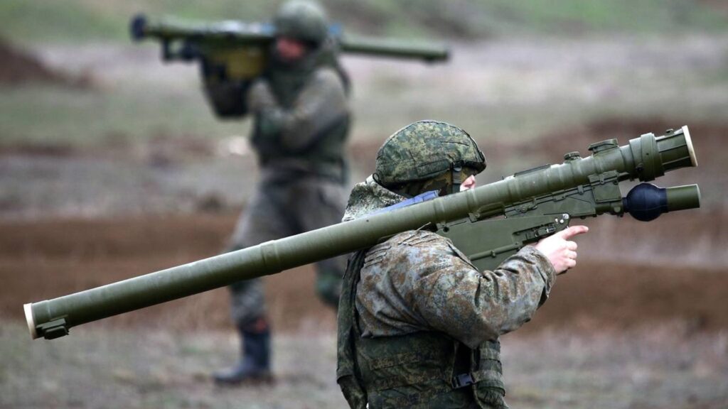 Photo of the Verba Man-Portable Air Defence System (MANPADS) being tested.