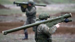 Photo of the Verba Man-Portable Air Defence System (MANPADS) being tested.