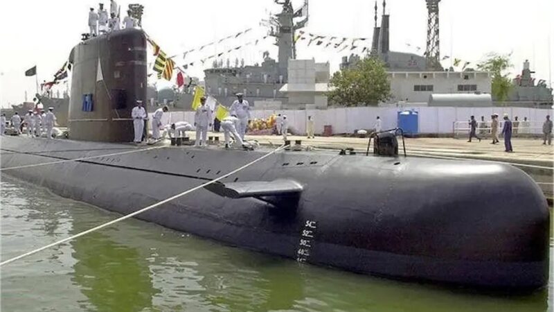 Pakistan Navy Khalid-class Agosta 90B submarine PNS Khalid in service since 1999