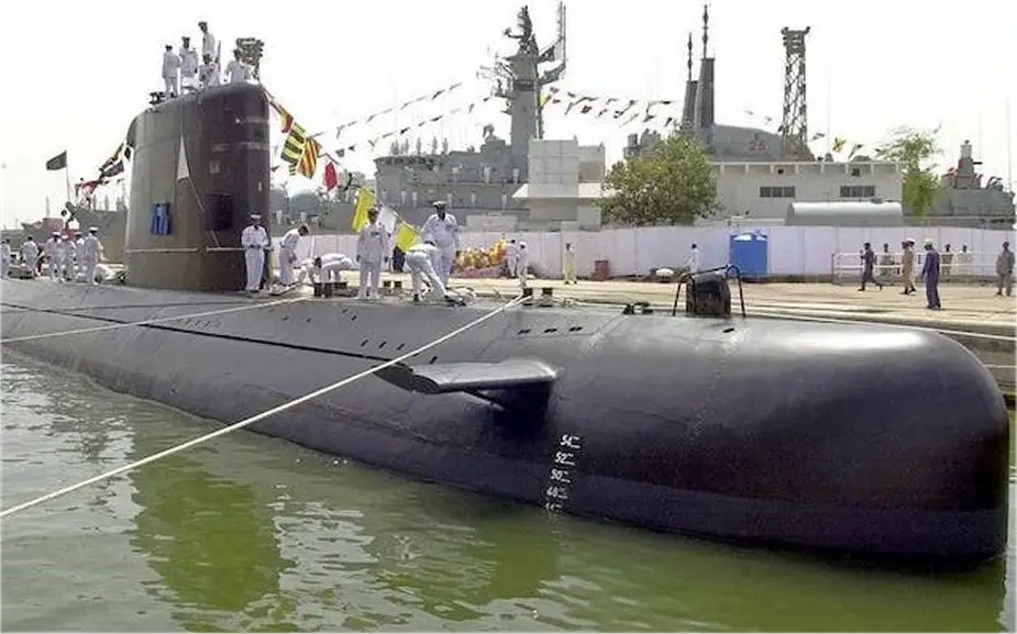 Pakistan Navy Khalid-class Agosta 90B submarine PNS Khalid in service since 1999