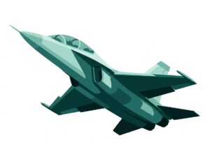 Quwa-style monochrome teal vector illustration of a Hongdu L-15 advanced jet trainer in flight, depicting the twin-engine, twin-seat LIFT aircraft that the Pakistan Air Force has evaluated for its training modernization program