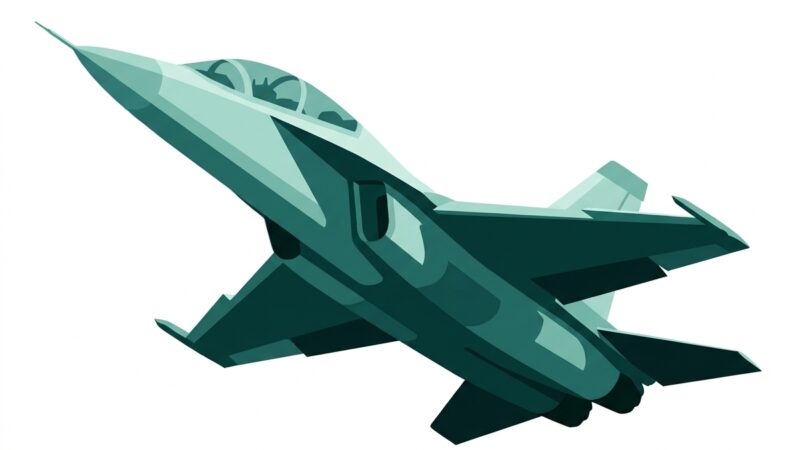 Quwa-style monochrome teal vector illustration of a Hongdu L-15 advanced jet trainer in flight, depicting the twin-engine, twin-seat LIFT aircraft that the Pakistan Air Force has evaluated for its training modernization program