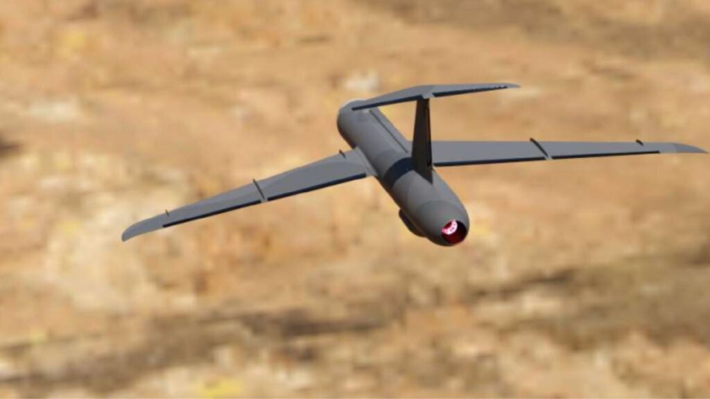 Illustration of Woot-Tech's Nimbus 2K loitering munition.